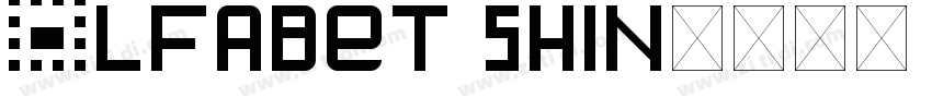 Alfabet Thin字体转换